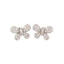 Load image into Gallery viewer, PAPILLON DIAMOND WHITE GOLD EARRING