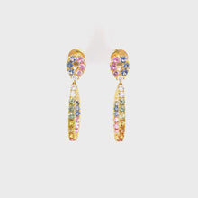 Load and play video in Gallery viewer, JENICA RAINBOW EARRINGS
