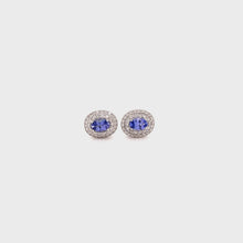 Load and play video in Gallery viewer, ALCIE TANZANITE DIAMOND EARRING
