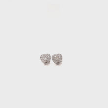 Load and play video in Gallery viewer, LIBI DIAMOND HEART EARRINGS
