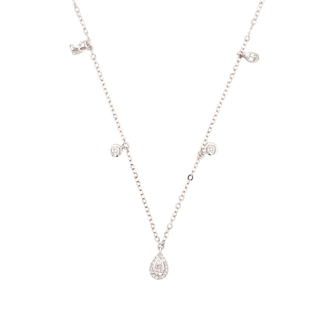 BEA MULTI CHARM DIAMOND NECKLACE