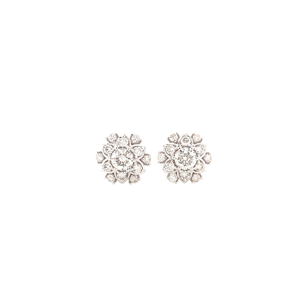 FLORA BLOOMING DIAMOND EARRING