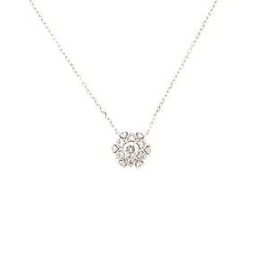 FLORA BLOOMING DIAMOND NECKLACE