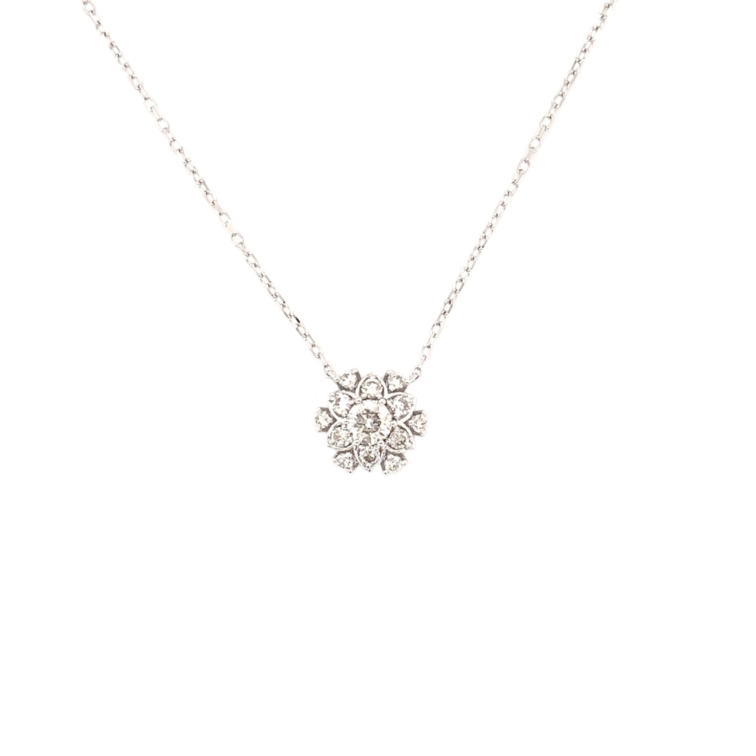 FLORA BLOOMING DIAMOND NECKLACE