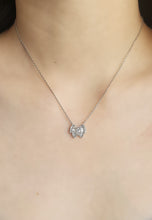 Load image into Gallery viewer, FREYA BAGUETTE AND ROUND DIAMOND NECKLACE
