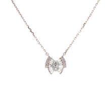 Load image into Gallery viewer, FREYA BAGUETTE AND ROUND DIAMOND NECKLACE
