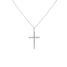 Load image into Gallery viewer, HARPER CROSS DIAMOND NECKLACE
