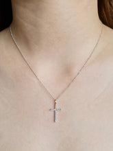 Load image into Gallery viewer, HARPER CROSS DIAMOND NECKLACE
