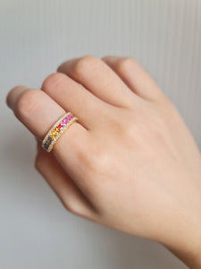 IRIDA RAINBOW ETERNITY RING