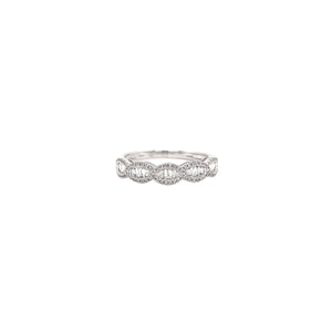 MACIE BAGUETTE AND ROUND DIAMOND RING