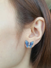 Load image into Gallery viewer, PAPILLON BLUE SAPPHIRE EARRING
