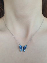 Load image into Gallery viewer, PAPILLON BLUE SAPPHIRE  NECKLACE
