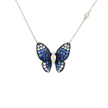 Load image into Gallery viewer, PAPILLON BLUE SAPPHIRE  NECKLACE
