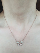 Load image into Gallery viewer, PAPILLON DIAMOND ROSE GOLD NECKLACE
