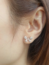 Load image into Gallery viewer, PAPILLON DIAMOND ROSE GOLD EARRING
