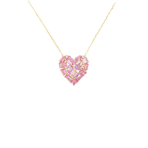 AMIAS PINK SAPPHIRE NECKLACE