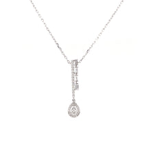 Load image into Gallery viewer, PRISHA BAGUETTE AND ROUND DIAMOND NECKLACE
