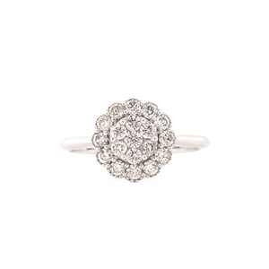 SAIGE DIAMOND SUNFLOWER RING