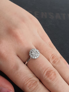 SAIGE DIAMOND SUNFLOWER RING