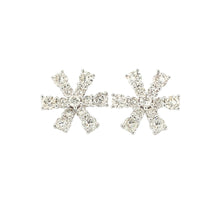 Load image into Gallery viewer, SNOWFLAKE DIAMOND EARRING
