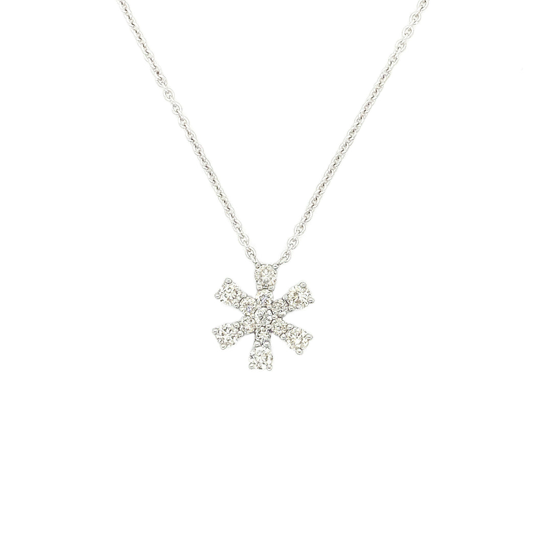 SNOWFLAKE DIAMOND NECKLACE