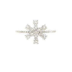 SNOWFLAKE DIAMOND RING