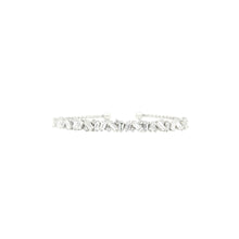 Load image into Gallery viewer, STAR BURST DIAMOND BANGLE WHITE GOLD
