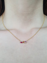 Load image into Gallery viewer, STAR BURST NECKLACE MINI YELLOW GOLD
