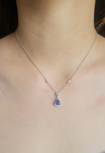 Load image into Gallery viewer, TALIA TANZANITE DIAMOND NECKLACE
