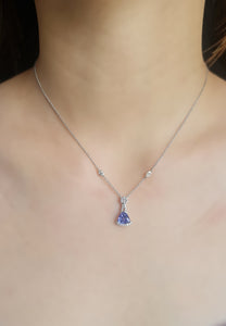 TALIA TANZANITE DIAMOND NECKLACE