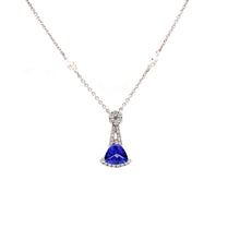 Load image into Gallery viewer, TALIA TANZANITE DIAMOND NECKLACE
