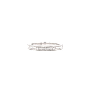 TORI HALF ETERNITY BAGUETTE DIAMOND RING