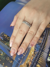 Load image into Gallery viewer, TORI HALF ETERNITY BAGUETTE DIAMOND RING
