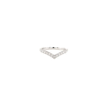 Load image into Gallery viewer, VALENTINA WISHBONE DIAMOND RING WHITE GOLD
